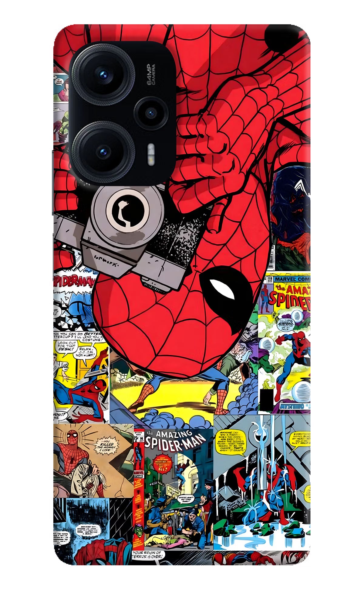 Spider Man Poco F5 5G Hard Case Back Cover by Casekaro