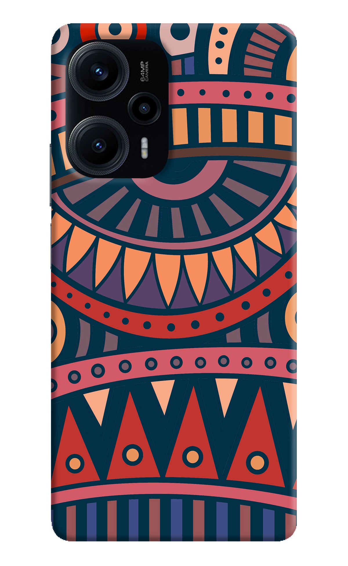 African Culture Design Poco F5 5G Back Cover