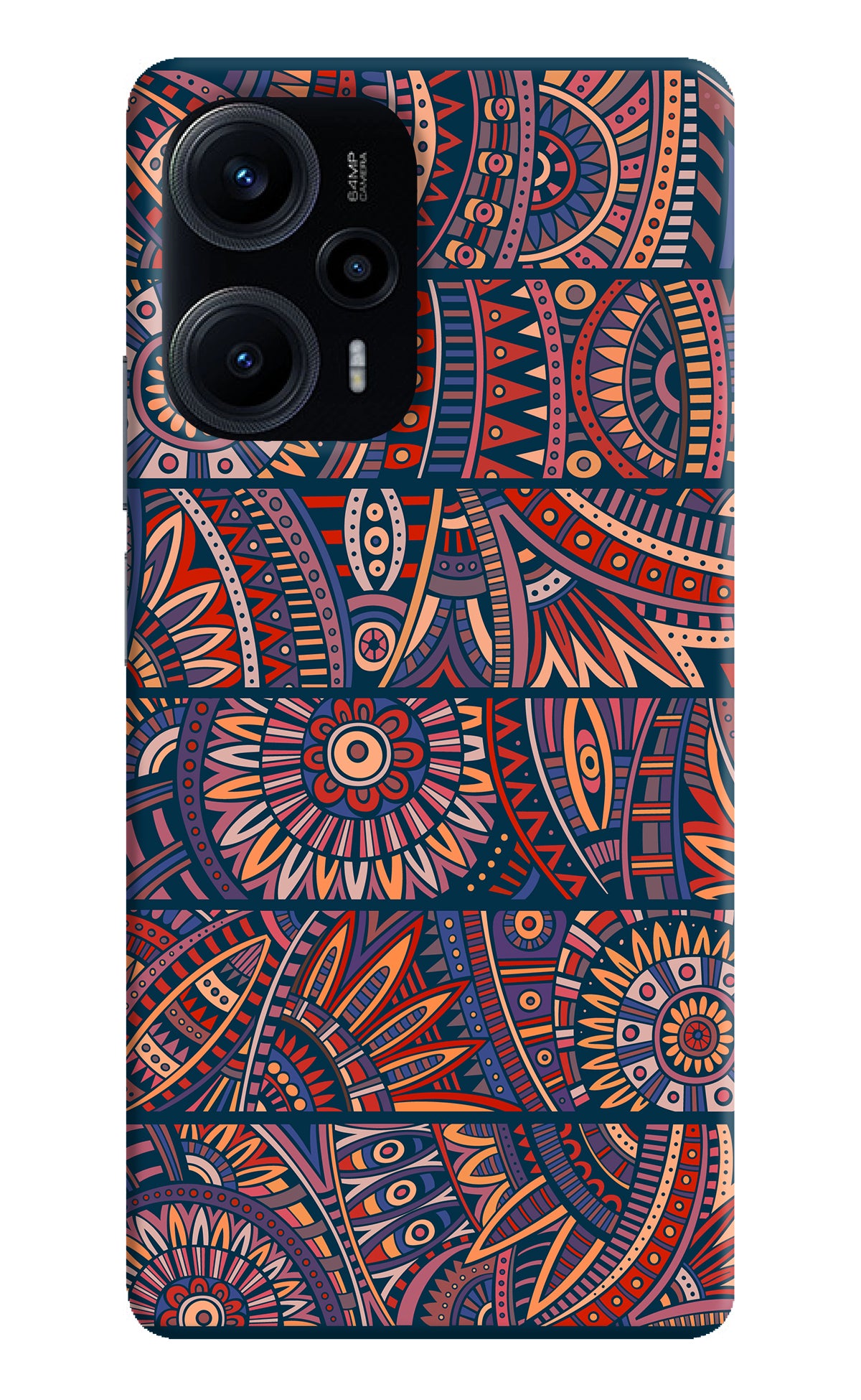 African Culture Design Poco F5 5G Back Cover