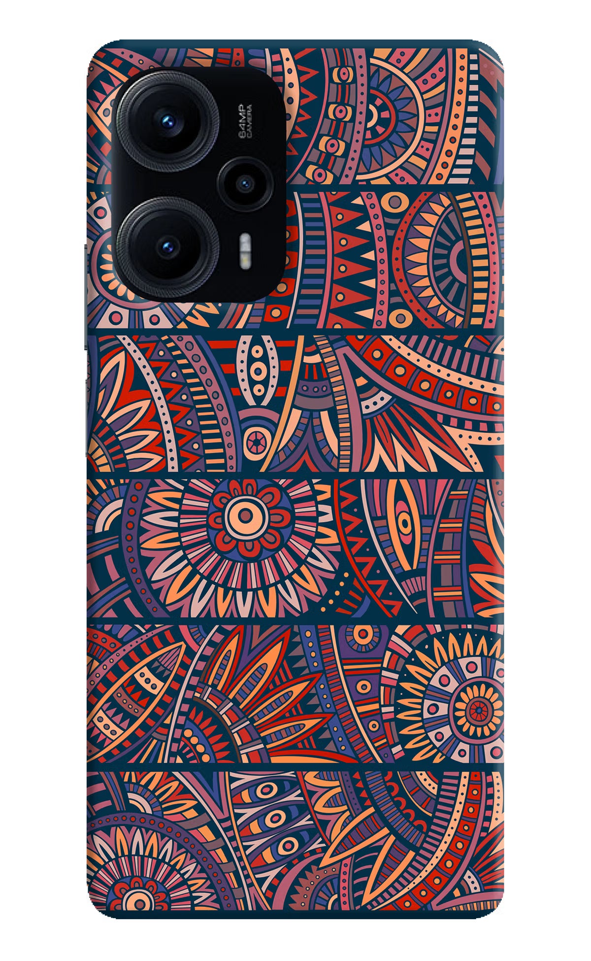 African Culture Design Poco F5 5G Hard Case Back Cover by Casekaro