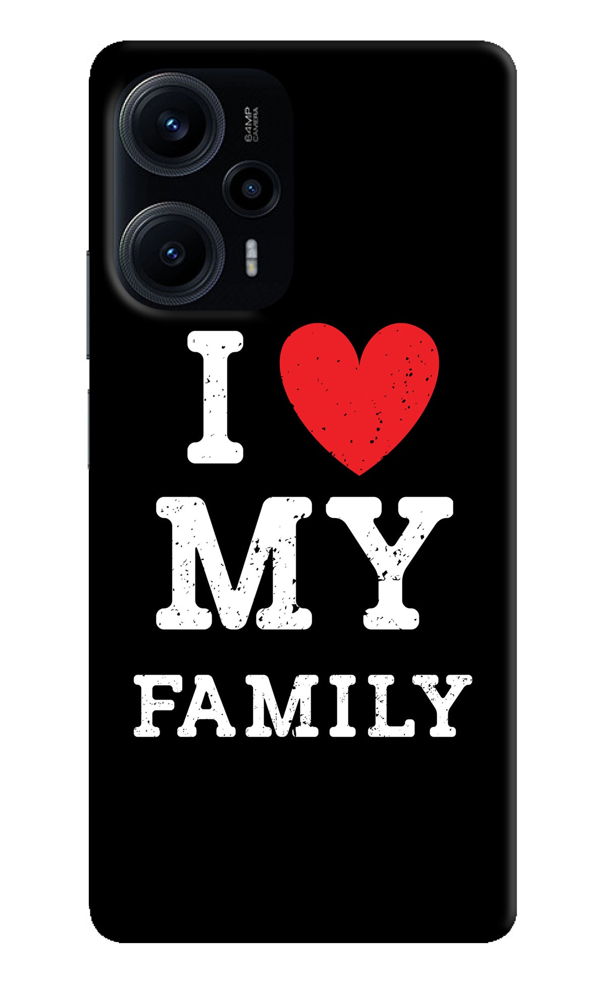 I Love My Family Poco F5 5G Back Cover