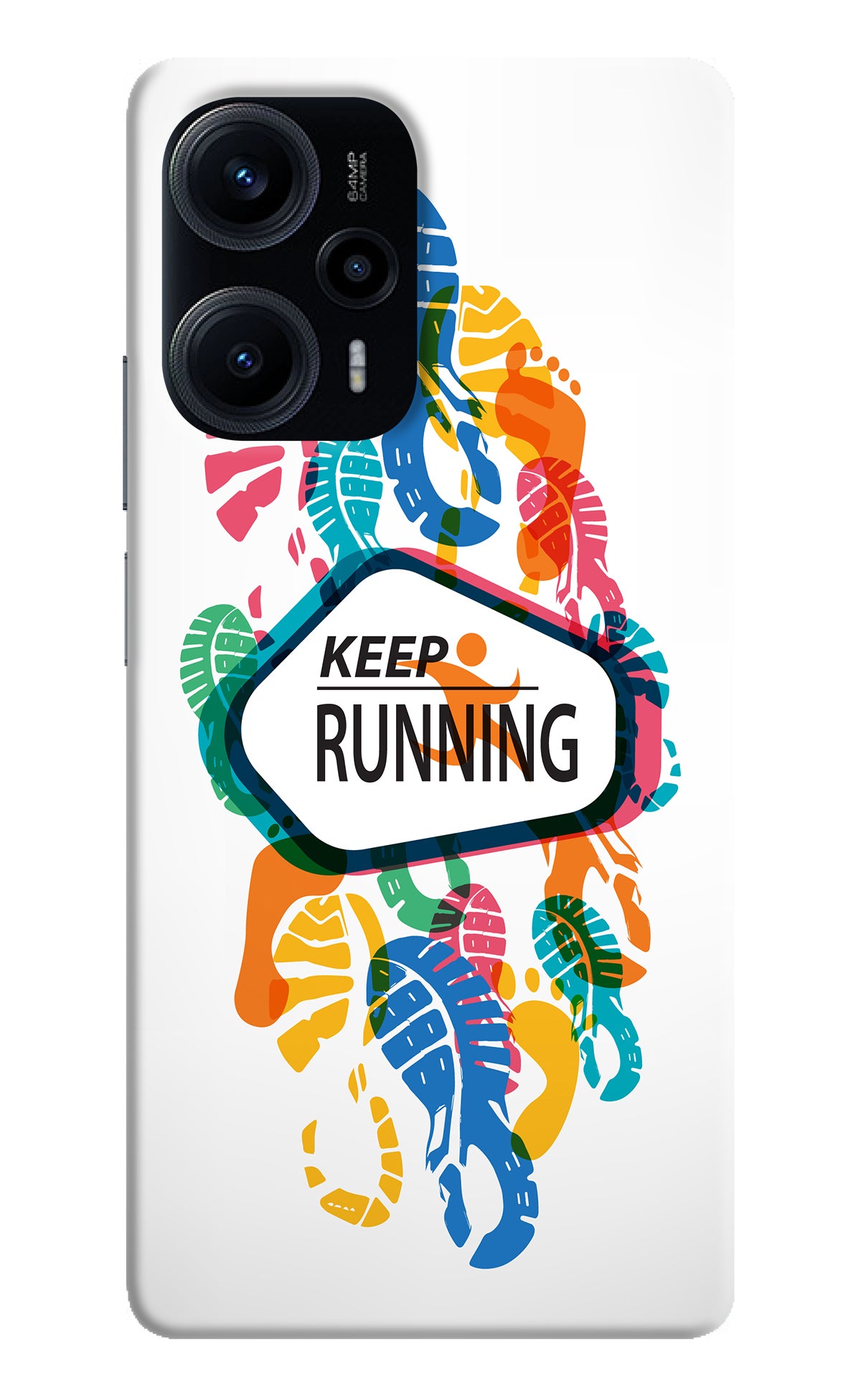 Keep Running Poco F5 5G Back Cover