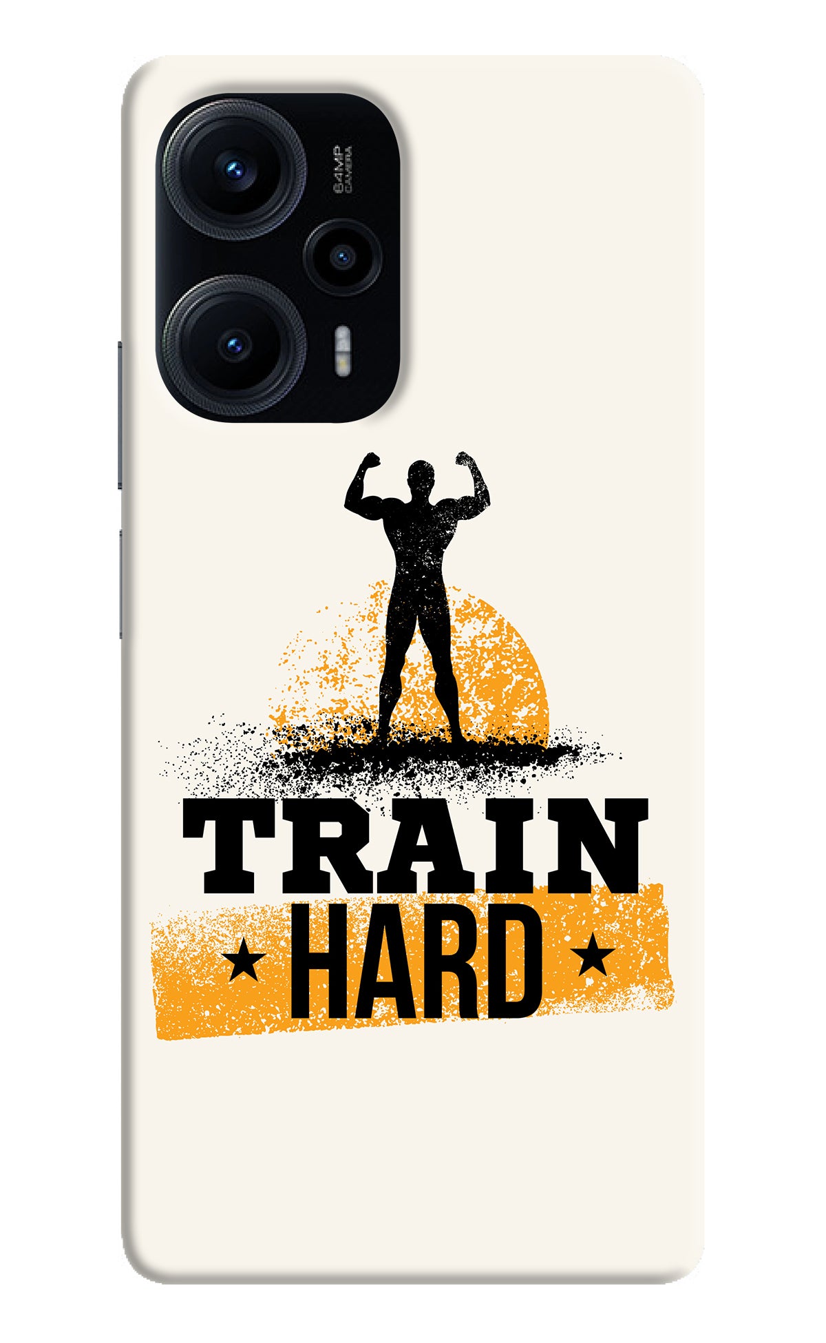 Train Hard Poco F5 5G Back Cover