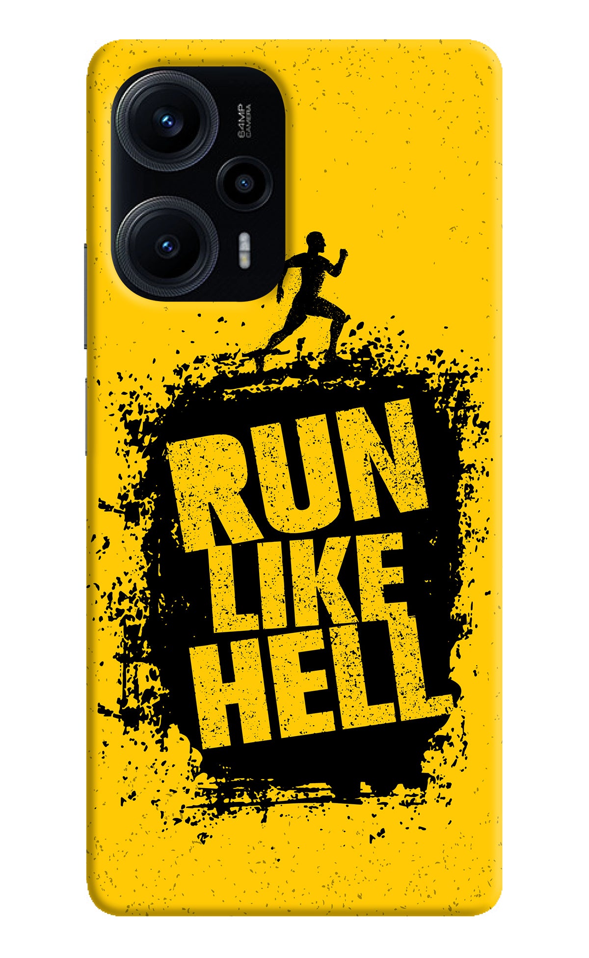 Run Like Hell Poco F5 5G Back Cover