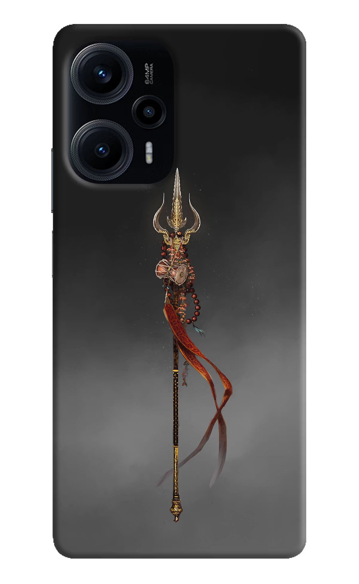 Shiv Trishul Poco F5 5G Hard Case Back Cover by Casekaro