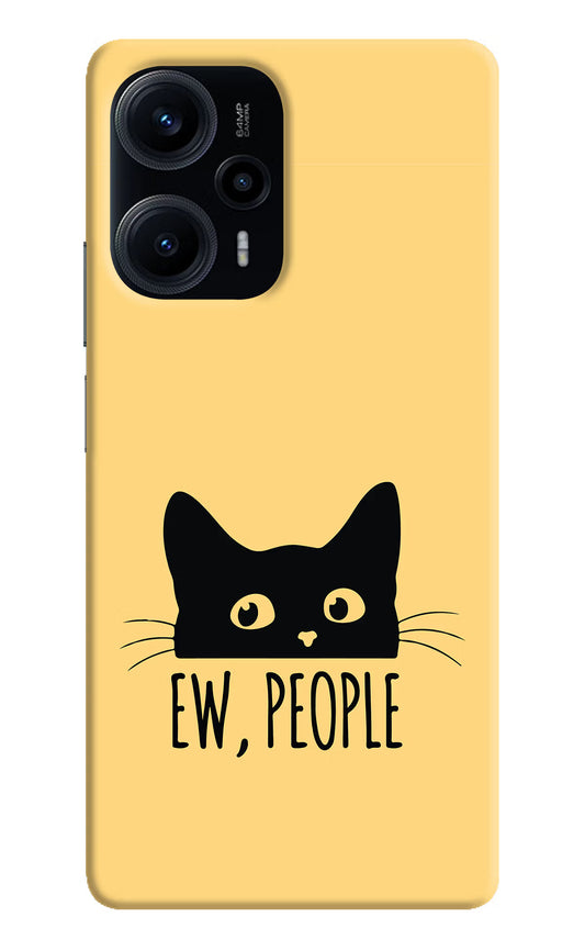 Ew People Catitude Poco F5 5G Hard Case Back Cover by Casekaro