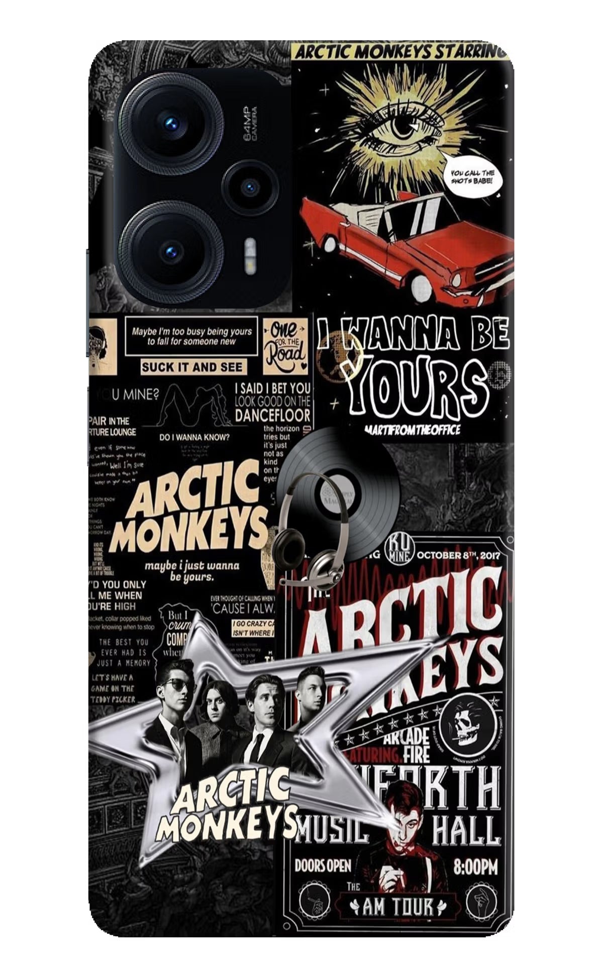 Arctic Monkeys Poco F5 5G Hard Case Back Cover by Casekaro
