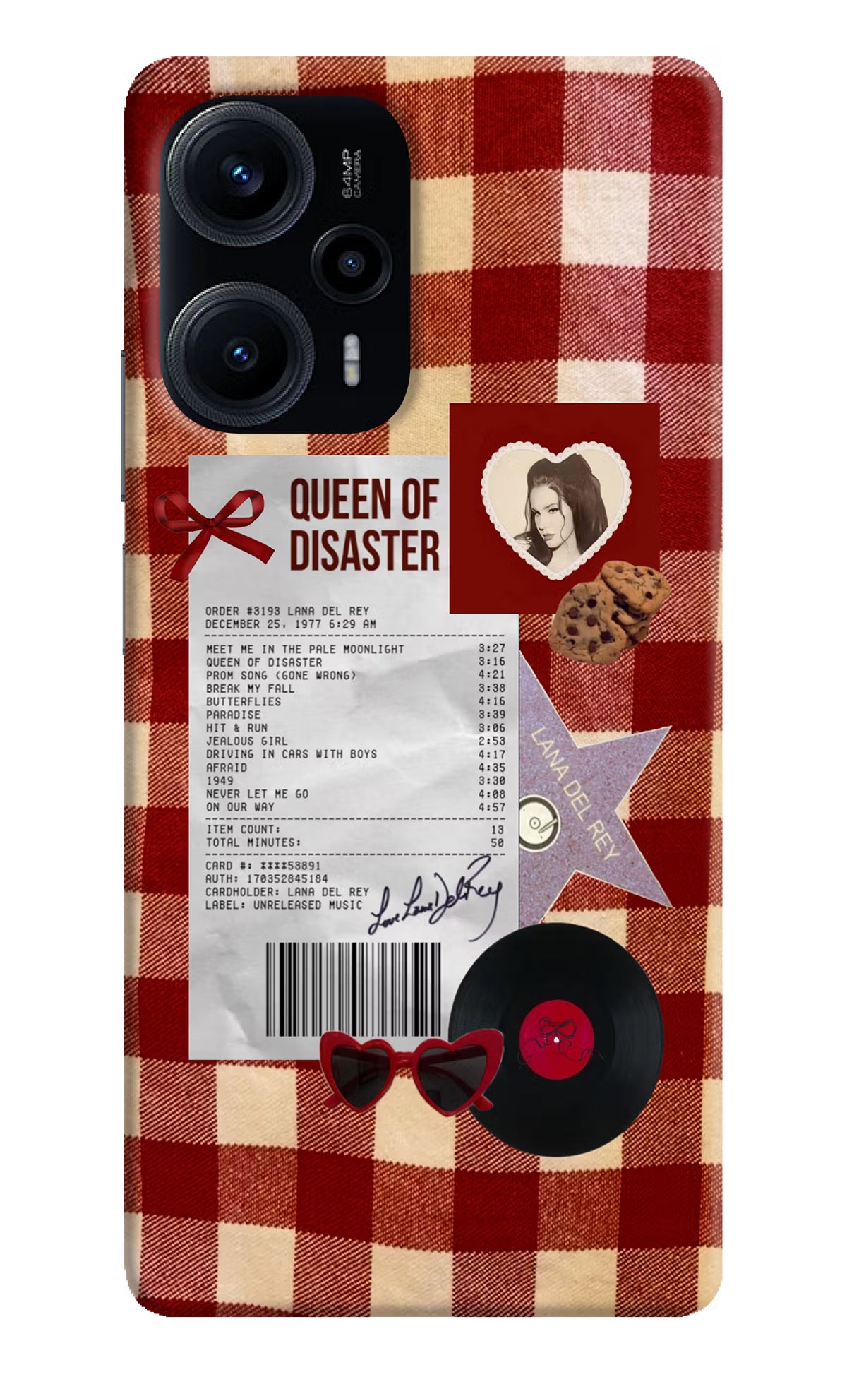 Queen of Disaster Poco F5 5G Hard Case Back Cover by Casekaro