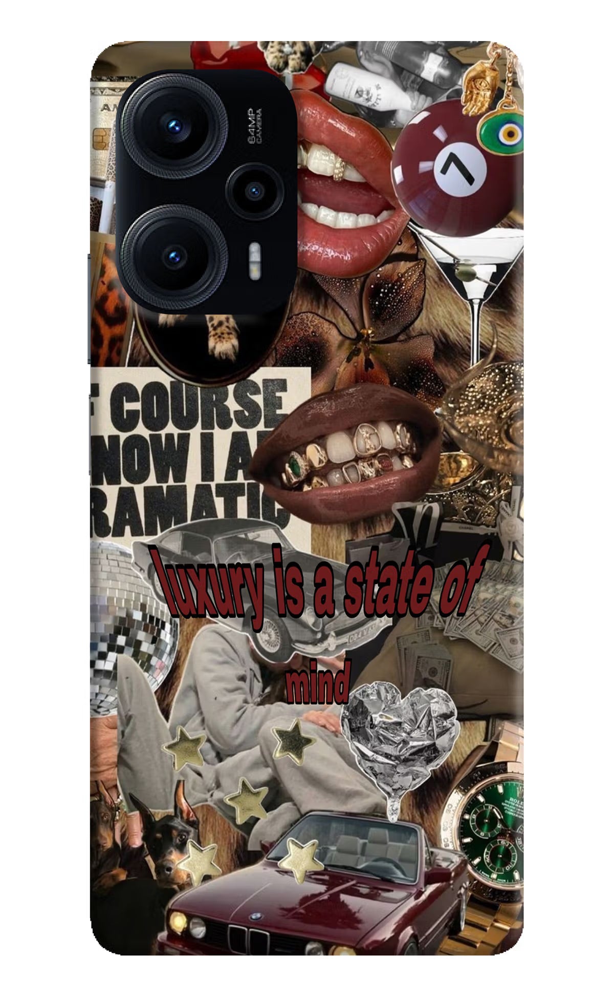 Luxury Poco F5 5G Hard Case Back Cover by Casekaro