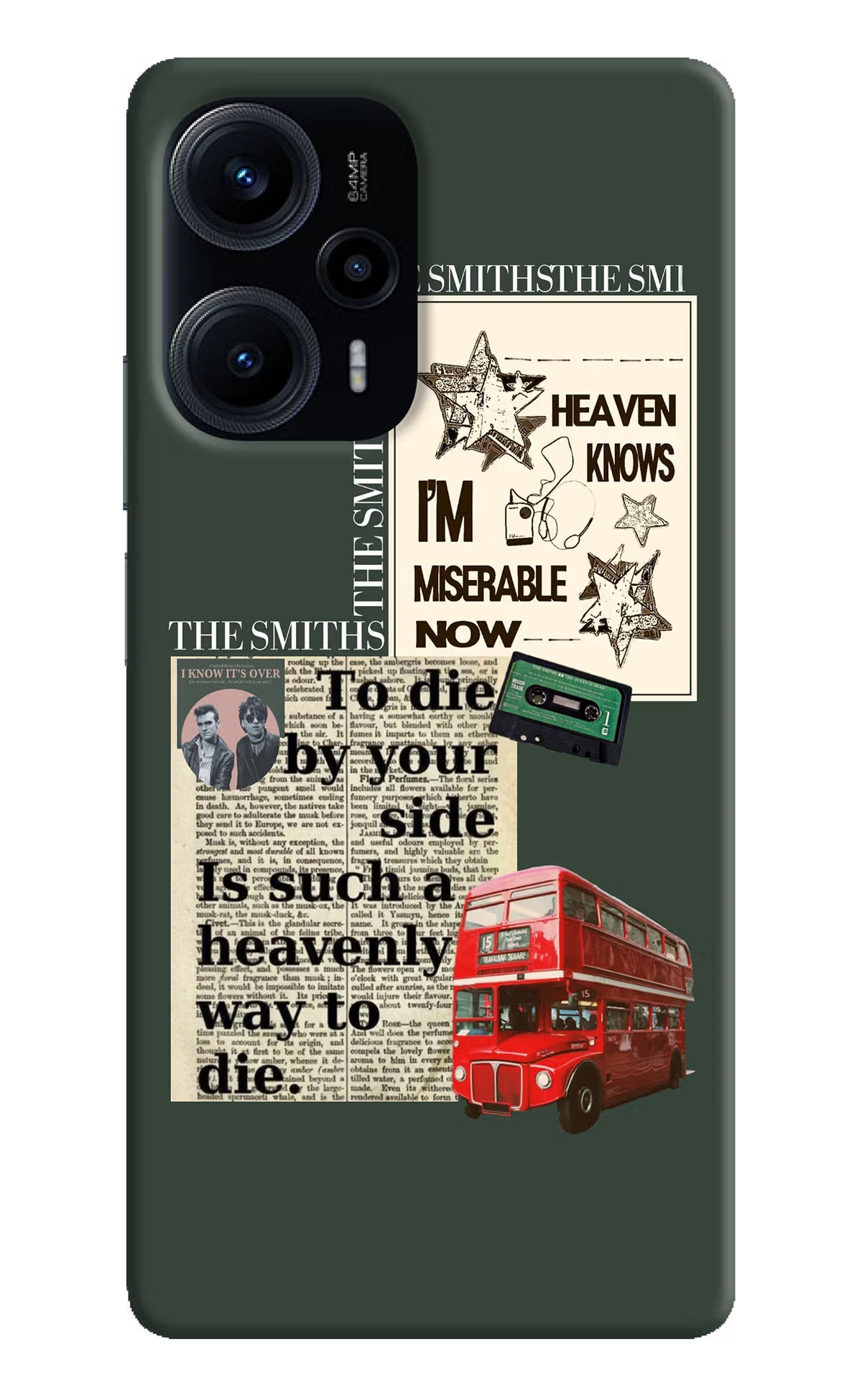 The Smiths Poco F5 5G Hard Case Back Cover by Casekaro