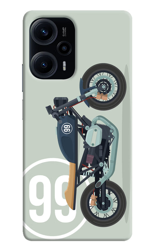Classic Cafe Racer 99 Poco F5 5G Hard Case Back Cover by Casekaro