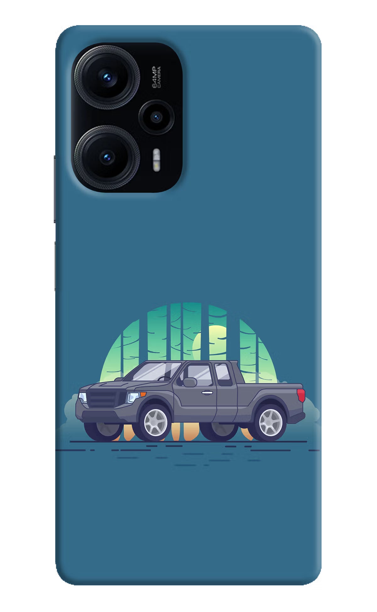 Retro Garage Vibe Poco F5 5G Hard Case Back Cover by Casekaro