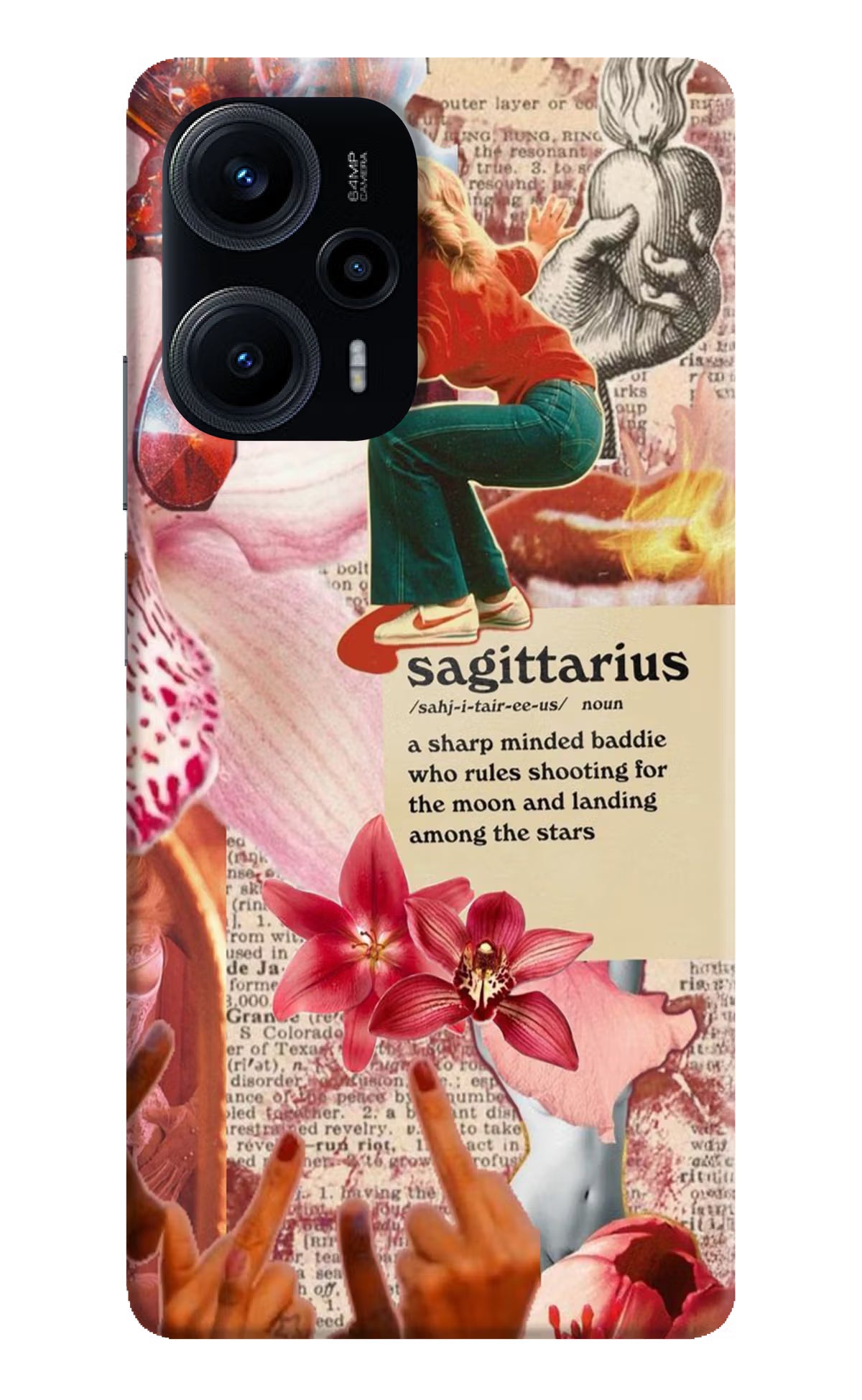 Sagittarius Zodiac Poco F5 5G Hard Case Back Cover by Casekaro