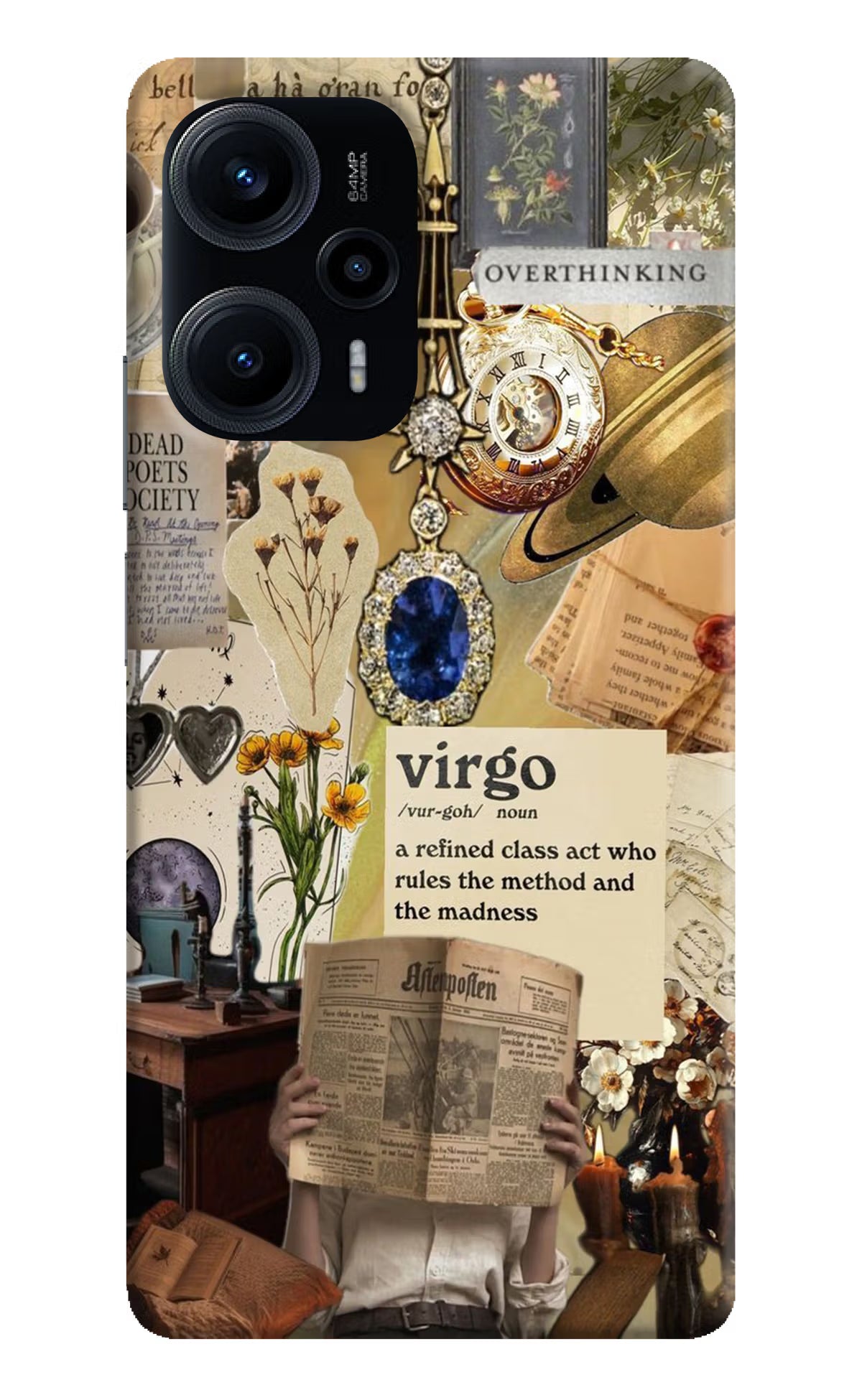 Virgo Zodiac Poco F5 5G Hard Case Back Cover by Casekaro