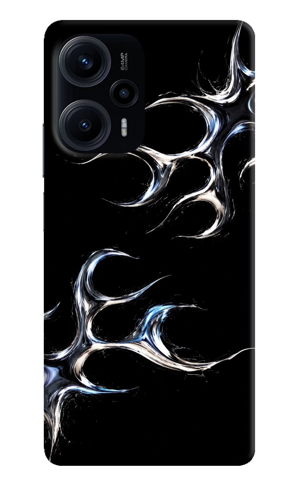 Chrome Tribal Poco F5 5G Hard Case Back Cover by Casekaro