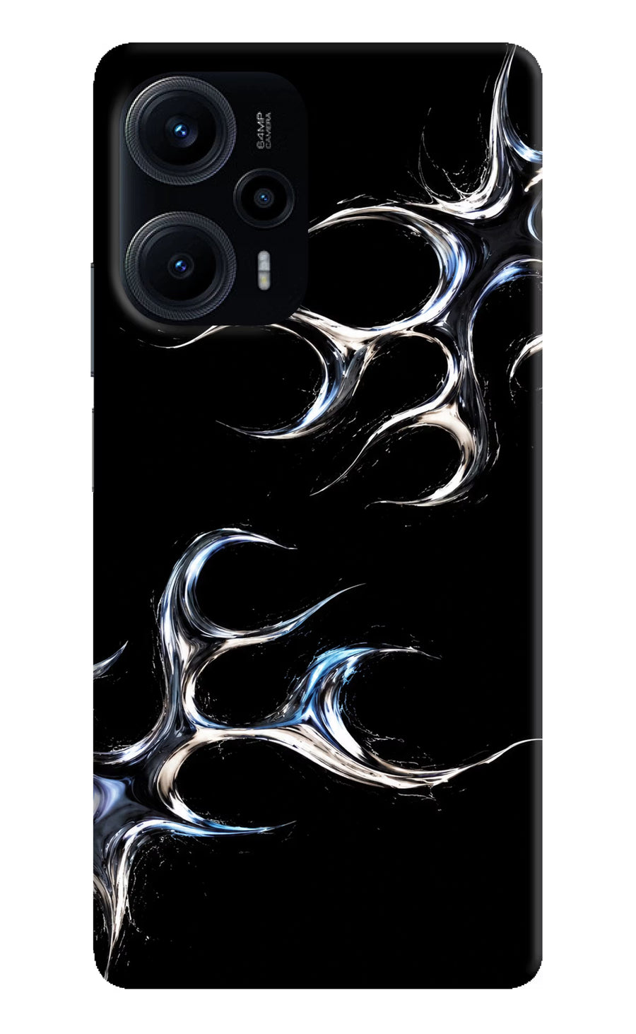 Chrome Tribal Poco F5 5G Back Cover, Hard case