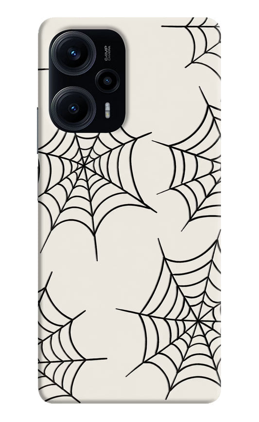 Spider Web Poco F5 5G Hard Case Back Cover by Casekaro