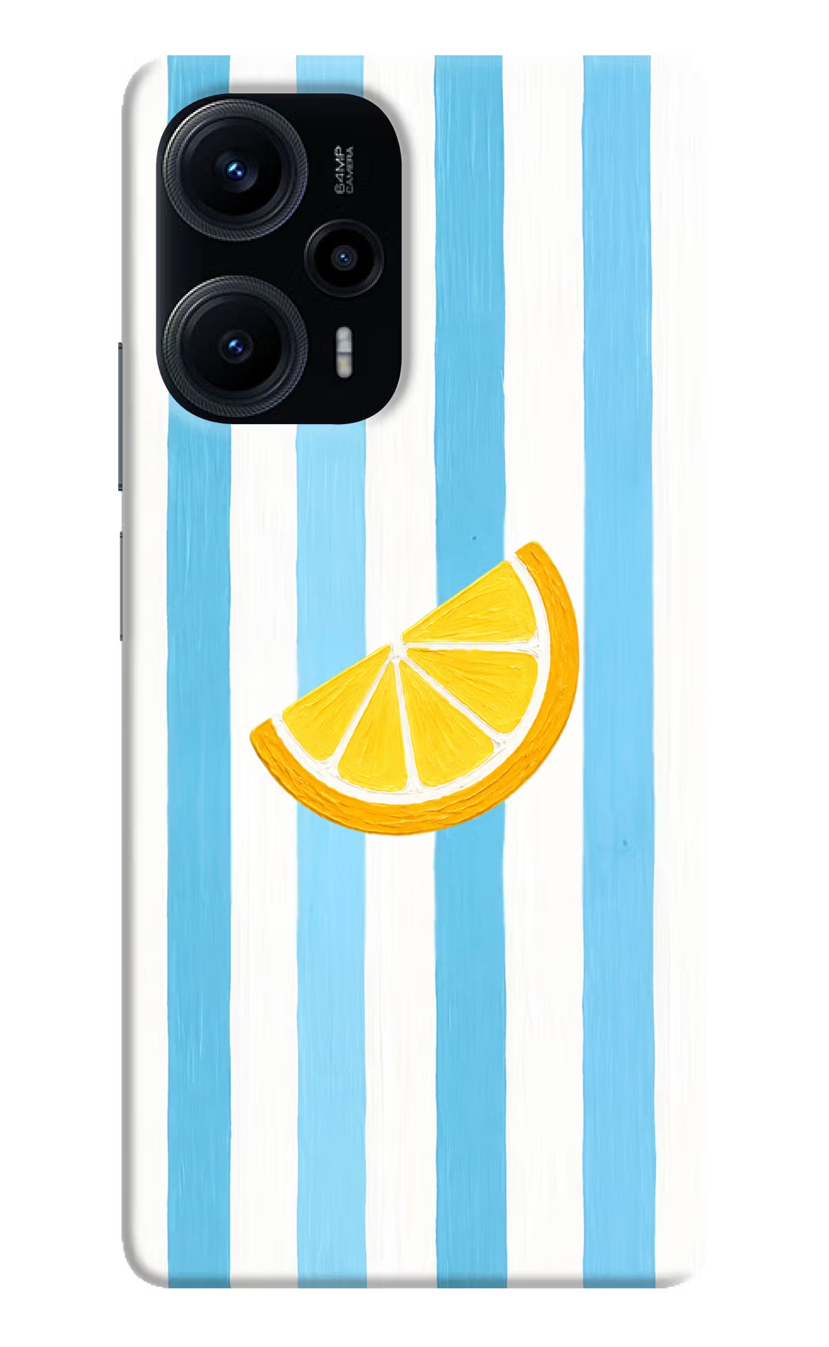 Summer Lemon Poco F5 5G Hard Case Back Cover by Casekaro