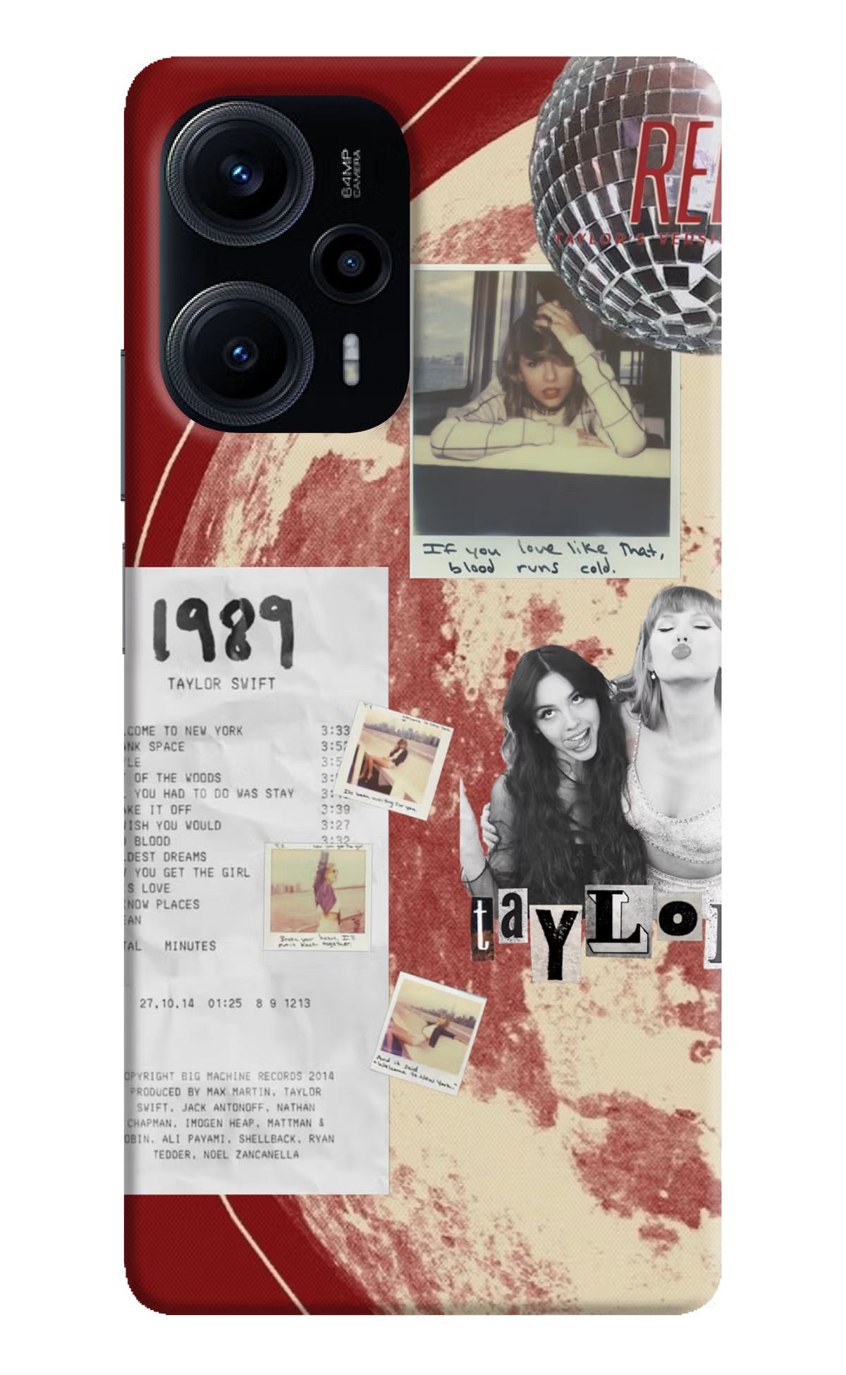 Taylor Swift Poco F5 5G Back Cover