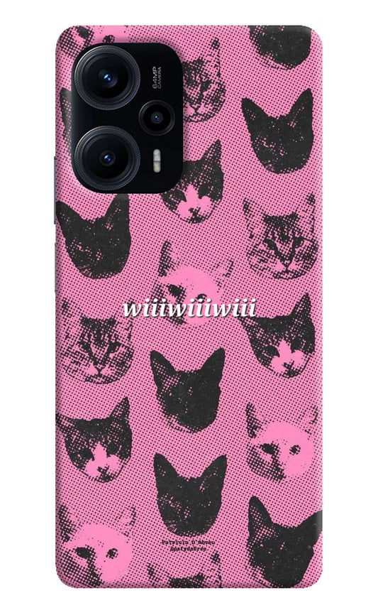 Pink Cats Poco F5 5G Hard Case Back Cover by Casekaro