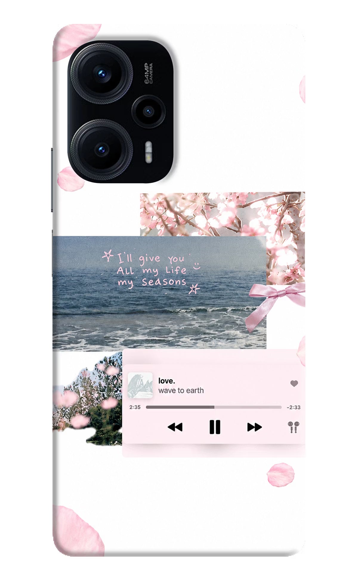 Wave to earth Poco F5 5G Back Cover