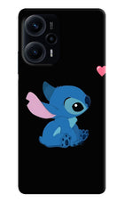 Stitch Crush Poco F5 5G Hard Case Back Cover by Casekaro