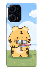 Tiger Treat Poco F5 5G Hard Case Back Cover by Casekaro