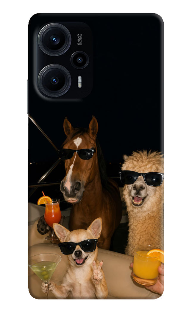 Party Squad Poco F5 5G Hard Case Back Cover by Casekaro