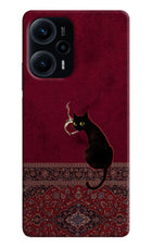 Midnight Cat Poco F5 5G Hard Case Back Cover by Casekaro