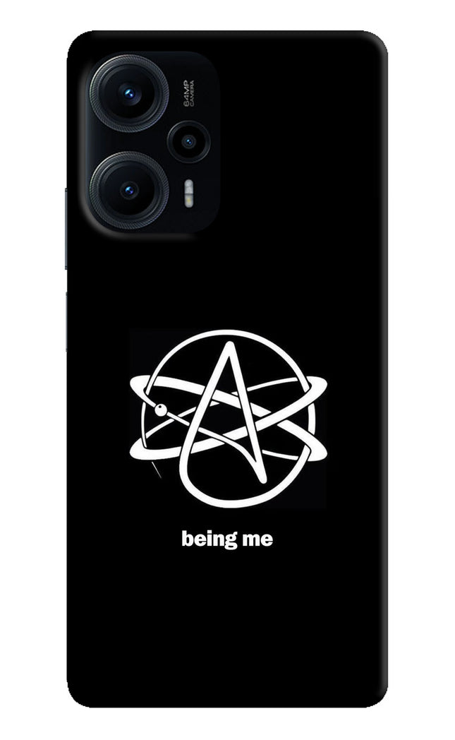 Atheist Symbol Poco F5 5G Hard Case Back Cover by Casekaro