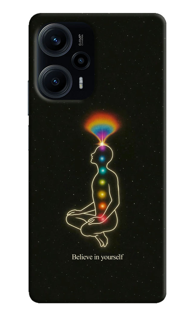 Believe in yourself Poco F5 5G Hard Case Back Cover by Casekaro