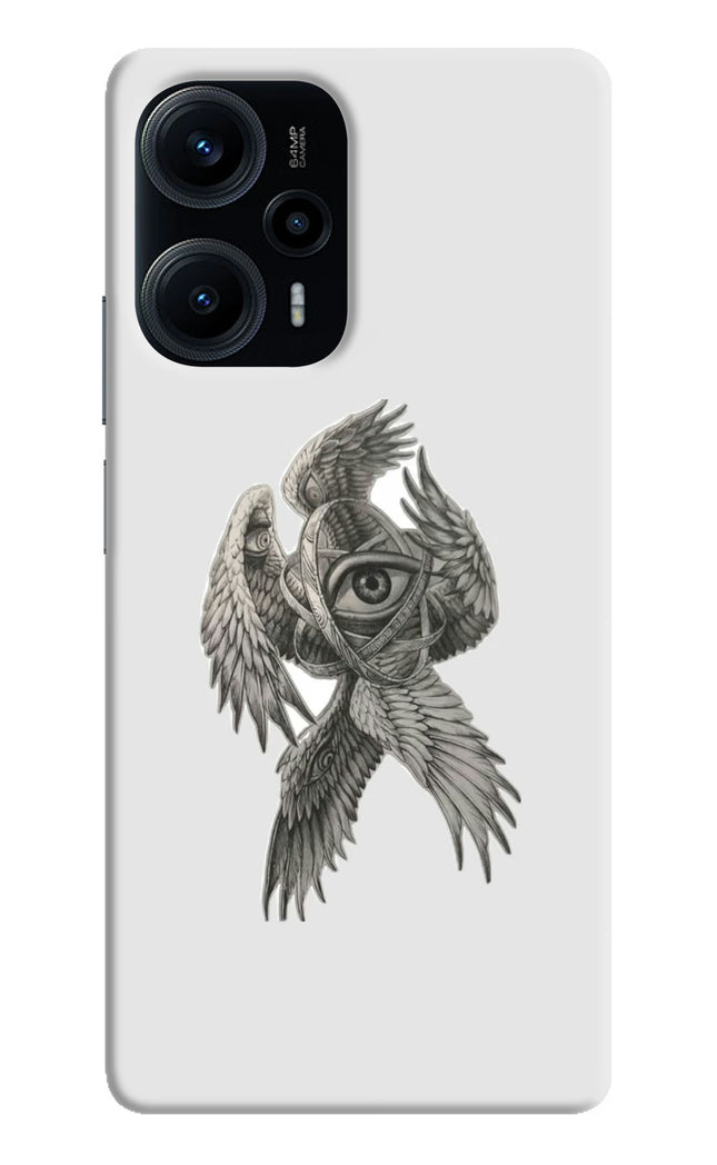 Accurate Angel Poco F5 5G Hard Case Back Cover by Casekaro