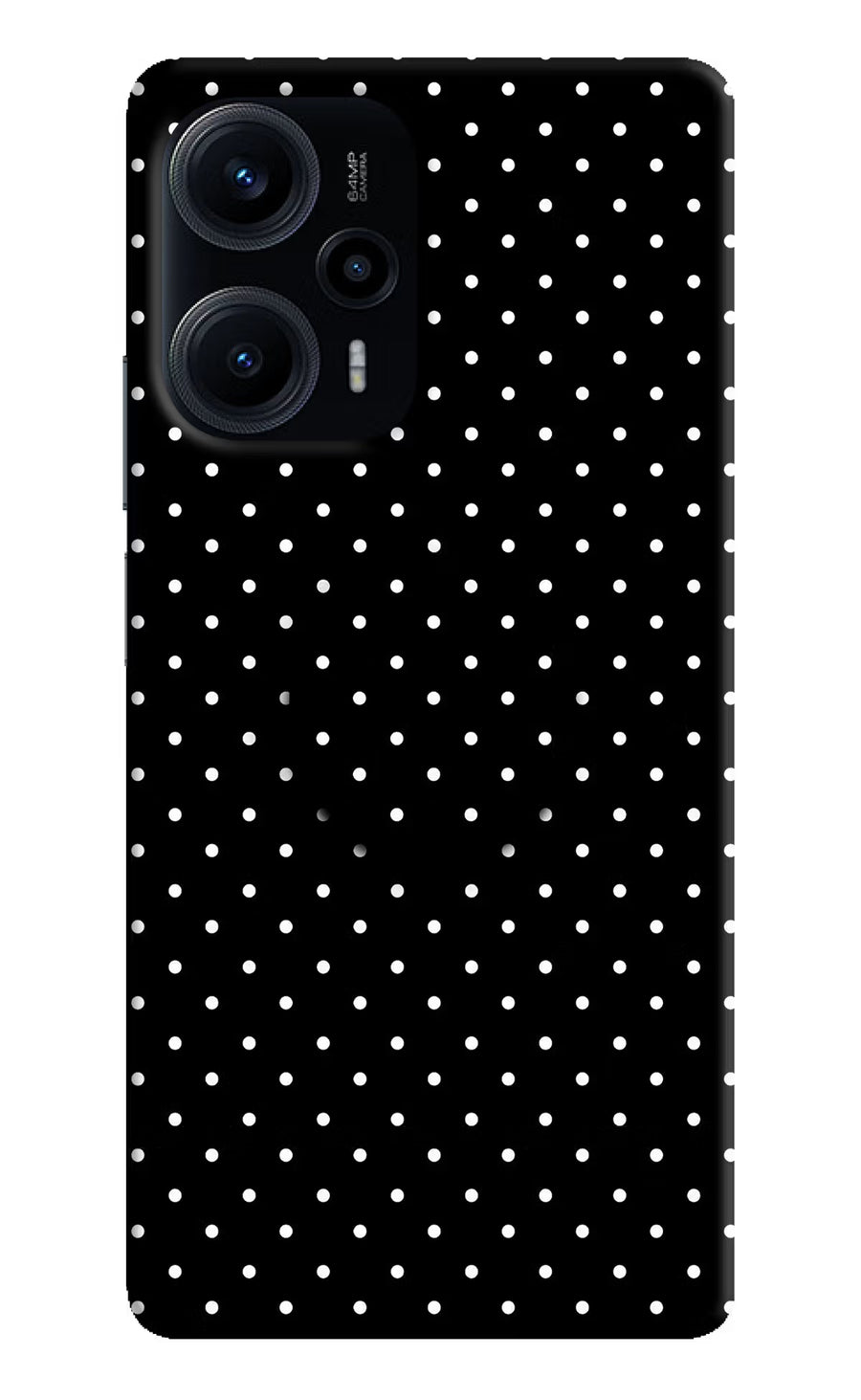 White Dots Poco F5 5G Pop Case, Hard case