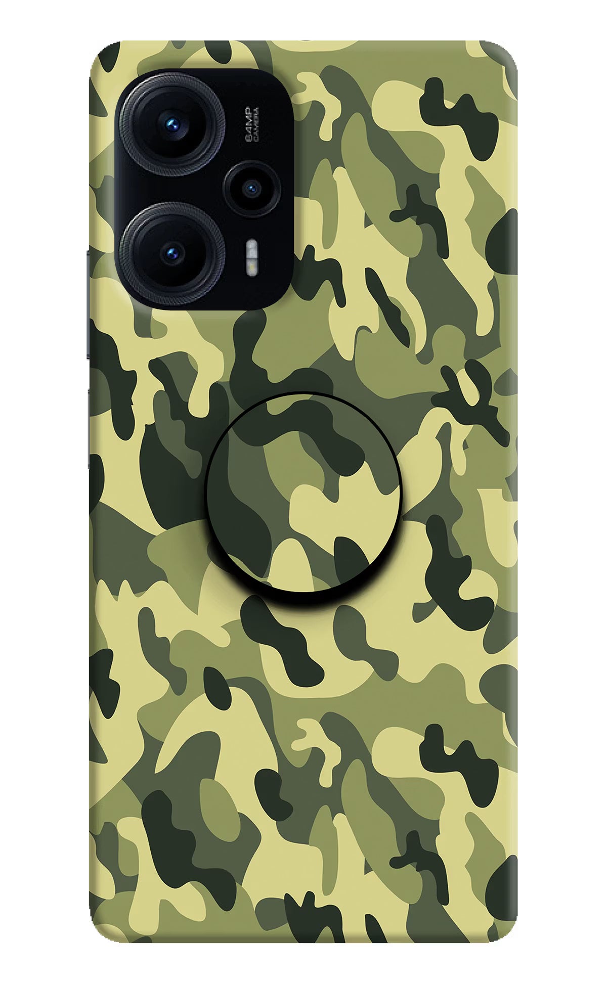 Camouflage Poco F5 5G Pop Case by Casekaro
