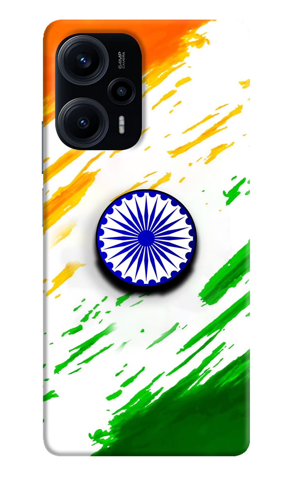 Indian Flag Ashoka Chakra Poco F5 5G Pop Case by Casekaro