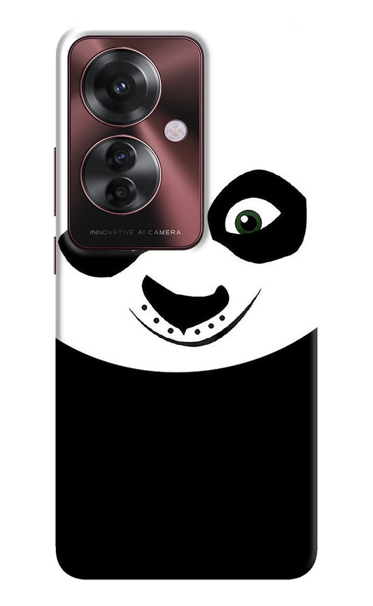 Panda Oppo F25 Pro 5G Hard Case Back Cover by Casekaro