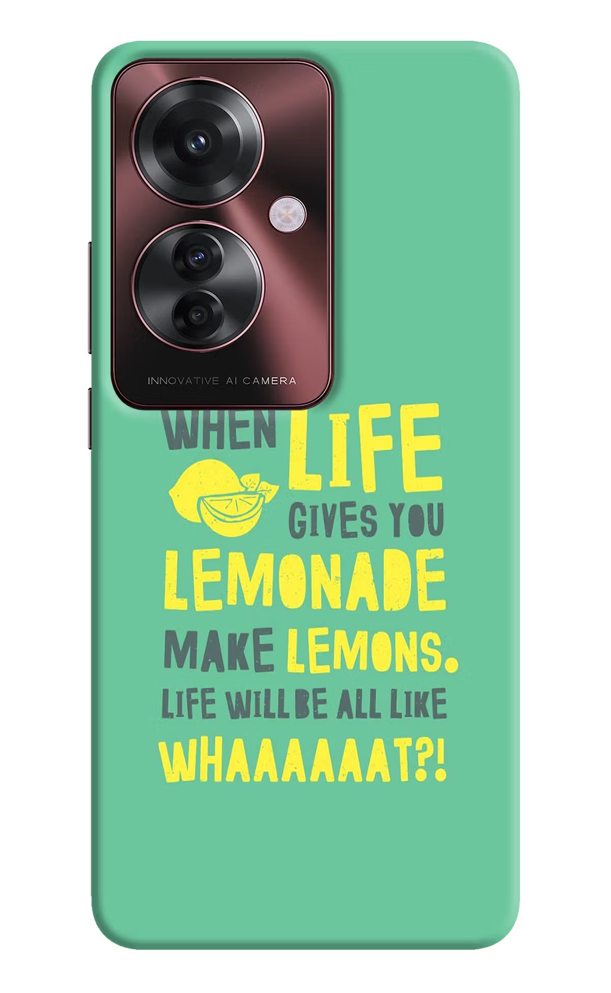Quote Oppo F25 Pro 5G Hard Case Back Cover by Casekaro