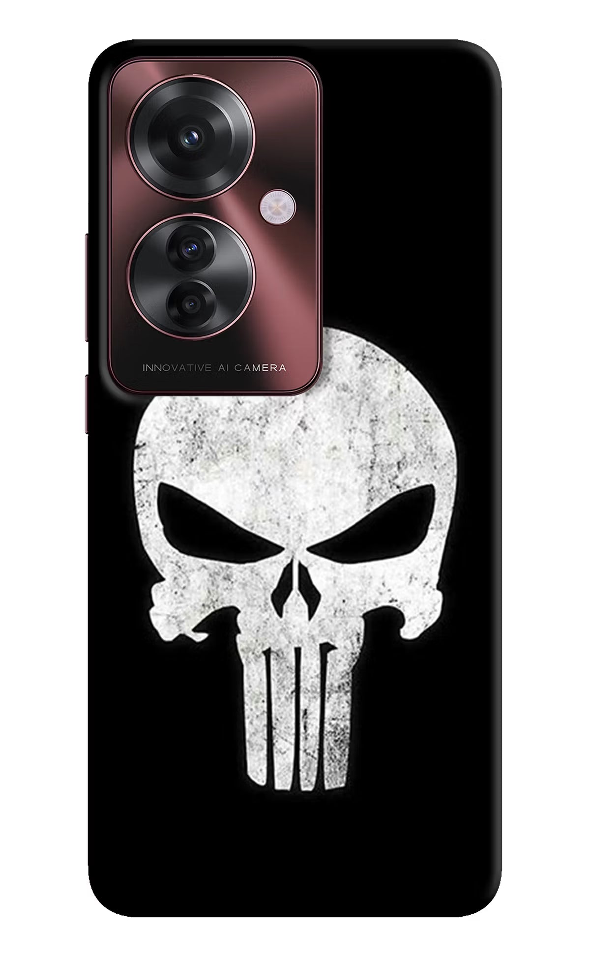 Punisher Skull Oppo F25 Pro 5G Hard Case Back Cover by Casekaro