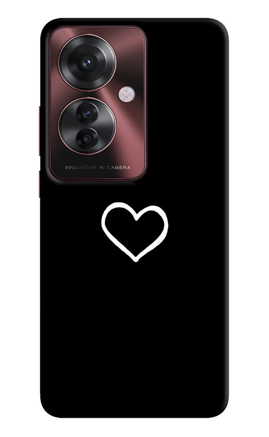 Heart Oppo F25 Pro 5G Hard Case Back Cover by Casekaro