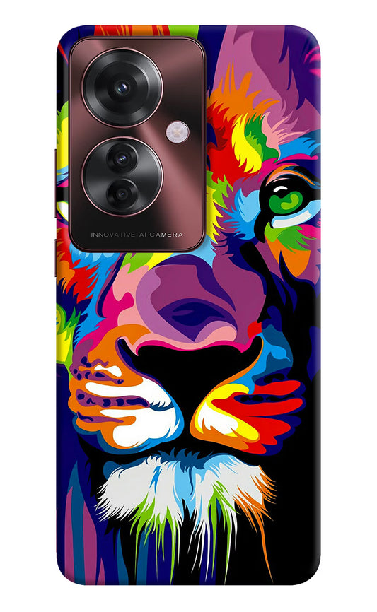 Lion Oppo F25 Pro 5G Hard Case Back Cover by Casekaro