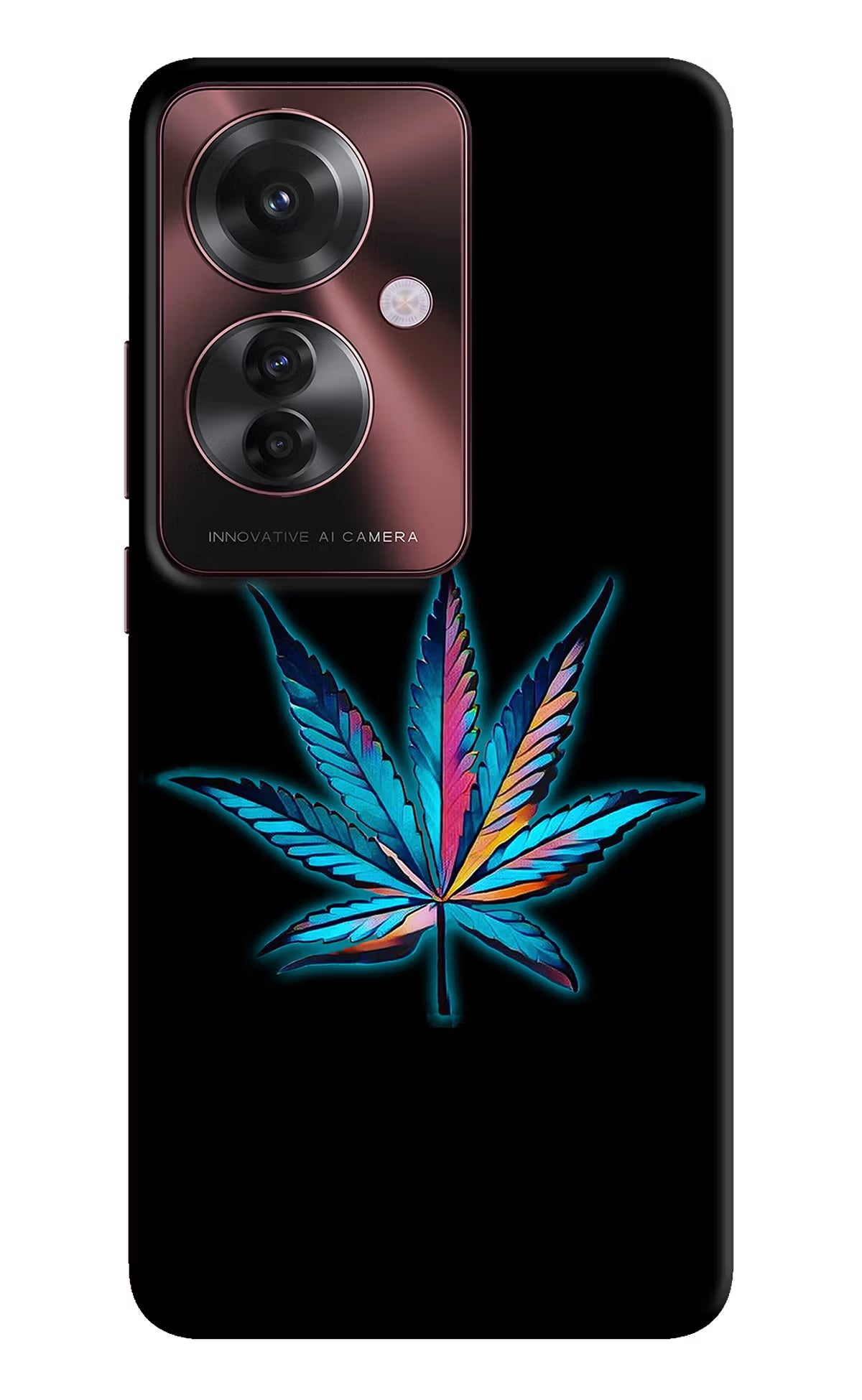 Weed Oppo F25 Pro 5G Hard Case Back Cover by Casekaro