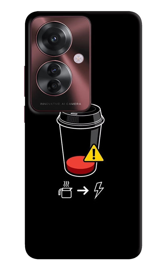 Coffee Oppo F25 Pro 5G Hard Case Back Cover by Casekaro