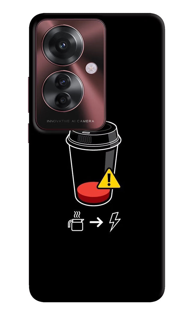 Coffee Oppo F25 Pro 5G Hard Case Back Cover by Casekaro