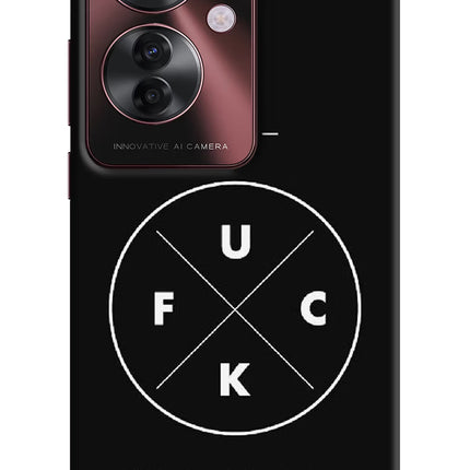 Go Fuck Yourself Oppo F25 Pro 5G Hard Case Back Cover by Casekaro