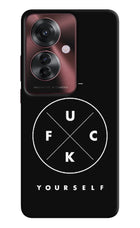 Go Fuck Yourself Oppo F25 Pro 5G Hard Case Back Cover by Casekaro