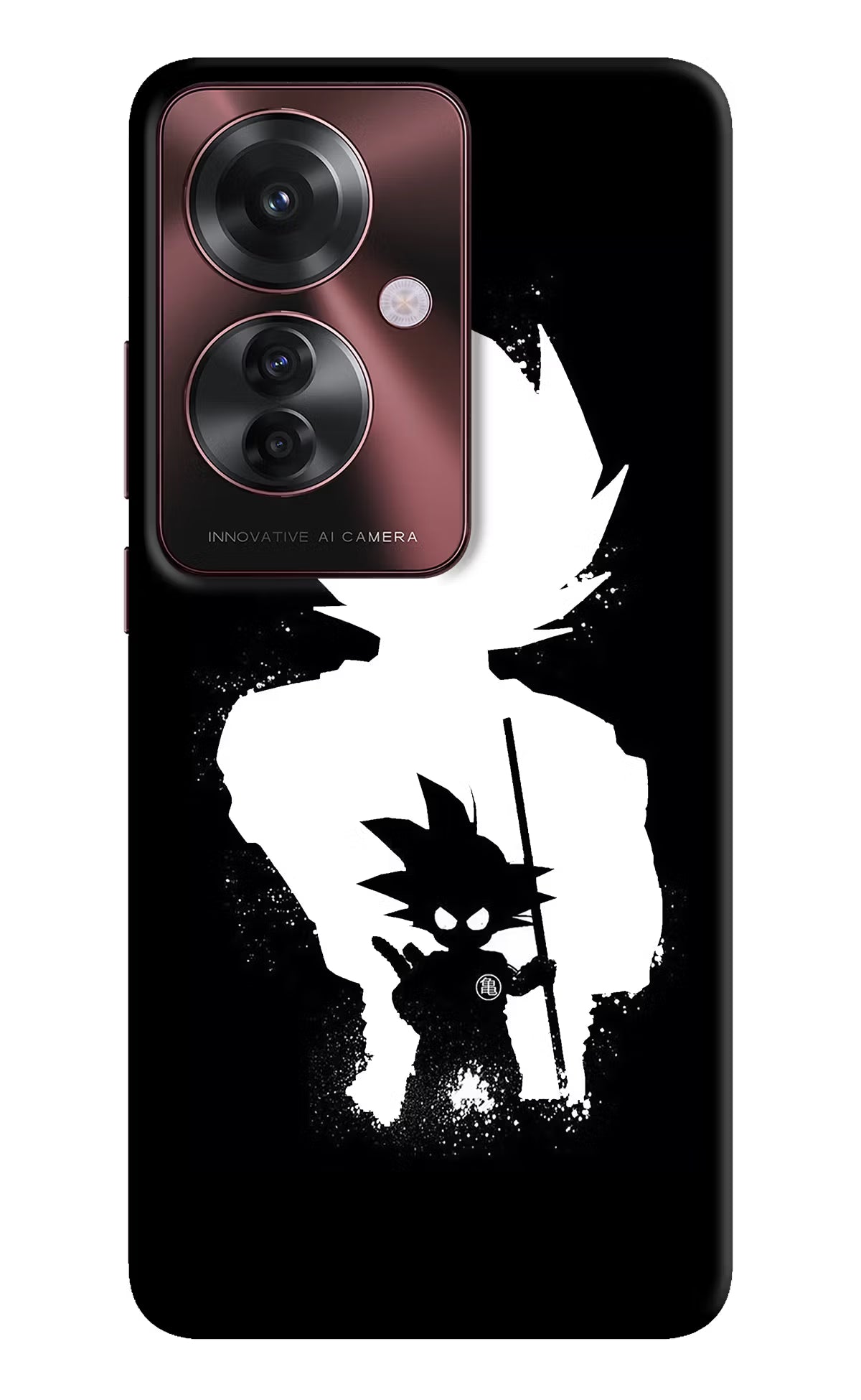 Goku Shadow Oppo F25 Pro 5G Hard Case Back Cover by Casekaro