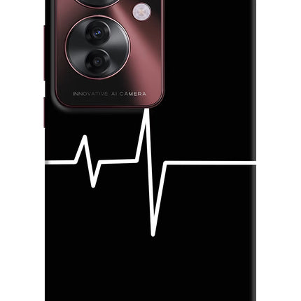 Heart Beats Oppo F25 Pro 5G Hard Case Back Cover by Casekaro