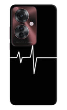 Heart Beats Oppo F25 Pro 5G Hard Case Back Cover by Casekaro