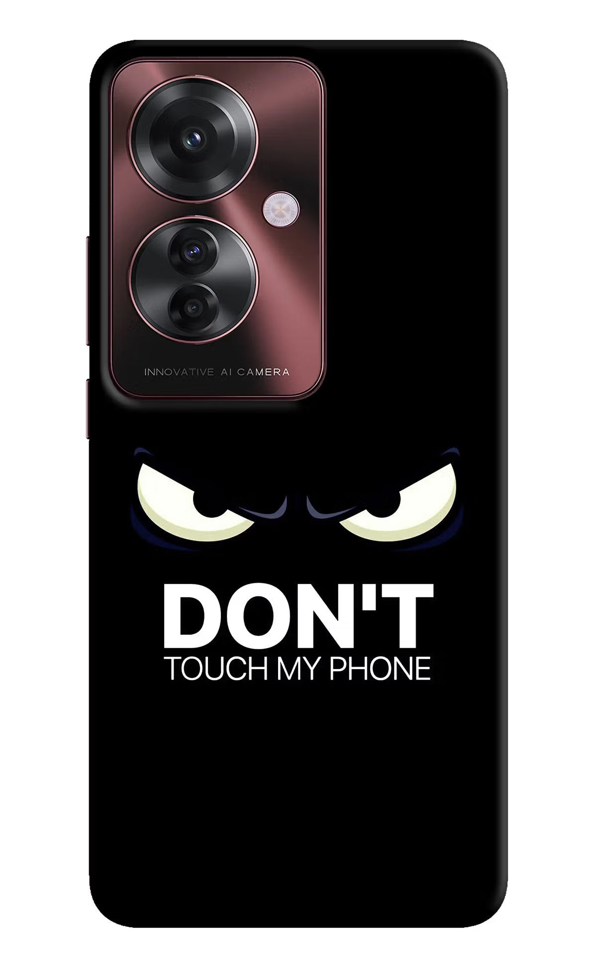 Don'T Touch My Phone Oppo F25 Pro 5G Hard Case Back Cover by Casekaro