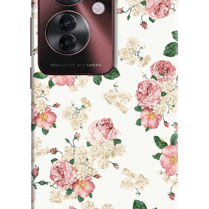 Flowers Oppo F25 Pro 5G Hard Case Back Cover by Casekaro